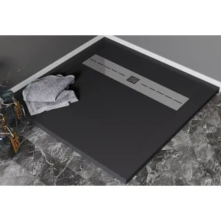 Душевой поддон Aquanet Delight 258896 90x90 см чёрный